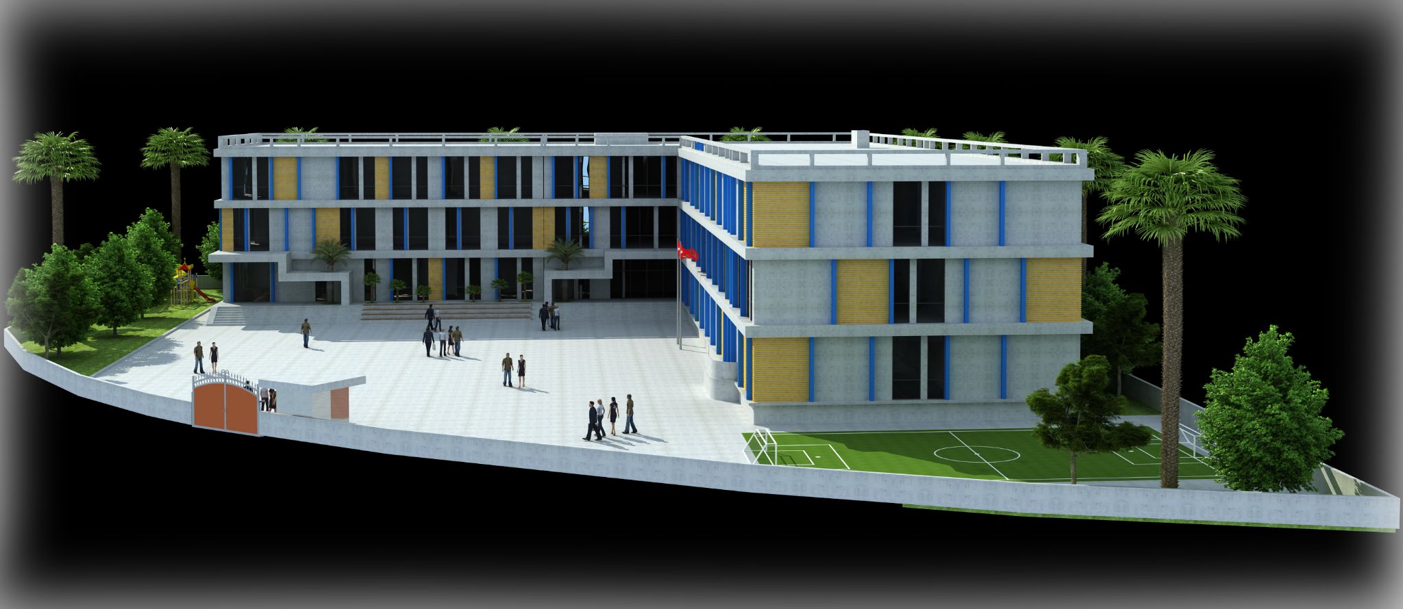 BATIBETON İLKOKUL PROJESİ